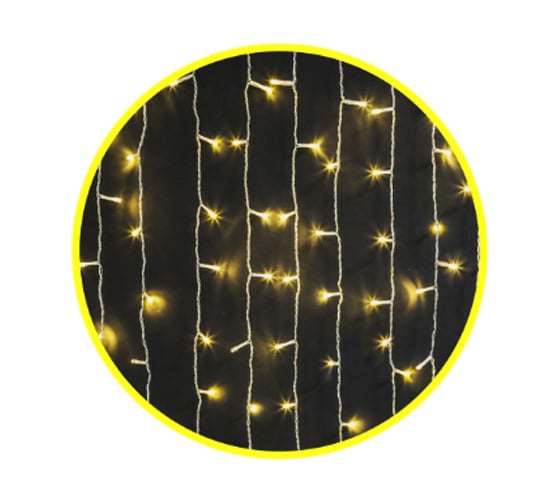 Изображение товара Гирлянда Navigator NGF-C01-192WW-10-1.5x1.2m-230-TR-IP20 61857