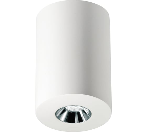 Изображение товара Светильник светодиодный накладной круглый Elvan 210067-4,2W-3000K-WhCh белый/хром NLS-210067-4.2W-WW-WhCh