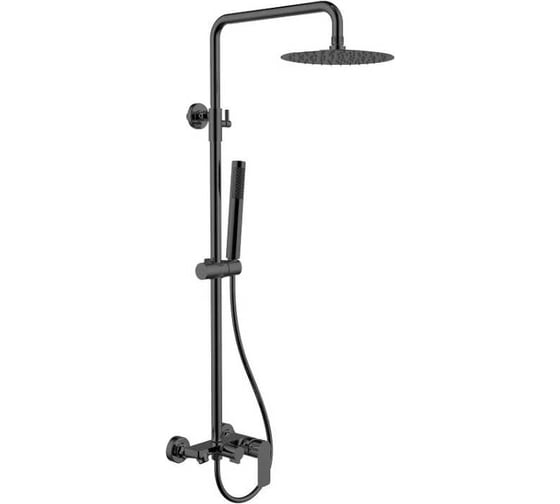 Изображение товара Душевая стойка RGW SP-27-Gr серый, головной душ/смеситель (ручной душ, шланг 1,5 м.) 59140127-11