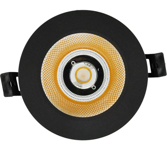 Изображение товара Светильник светодиодный встраиваемый Elvan 505R-10W-3000K-Bk черный VLS-505R-10W-WW-Bk