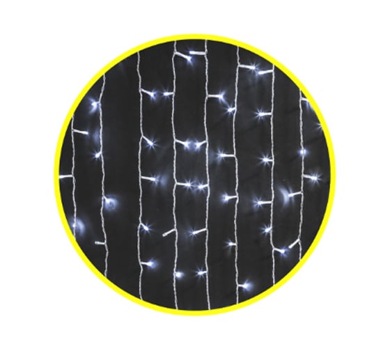 Изображение товара Гирлянда Navigator NGF-C01-357CW-8-2x1.5m-230-TR-IP20 61865