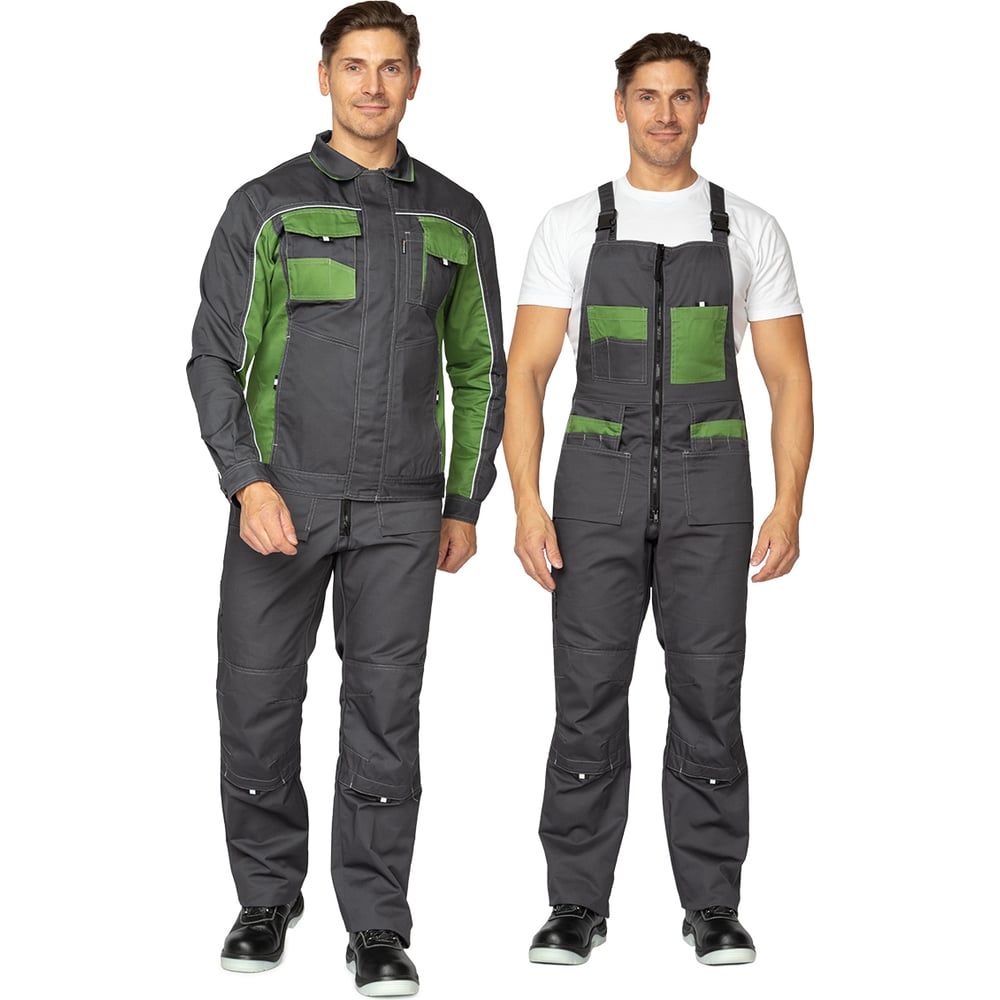 Изображение товара Мужской костюм Прабо 2020 водоотталкивающий с защитными свойствами, серый зеленый