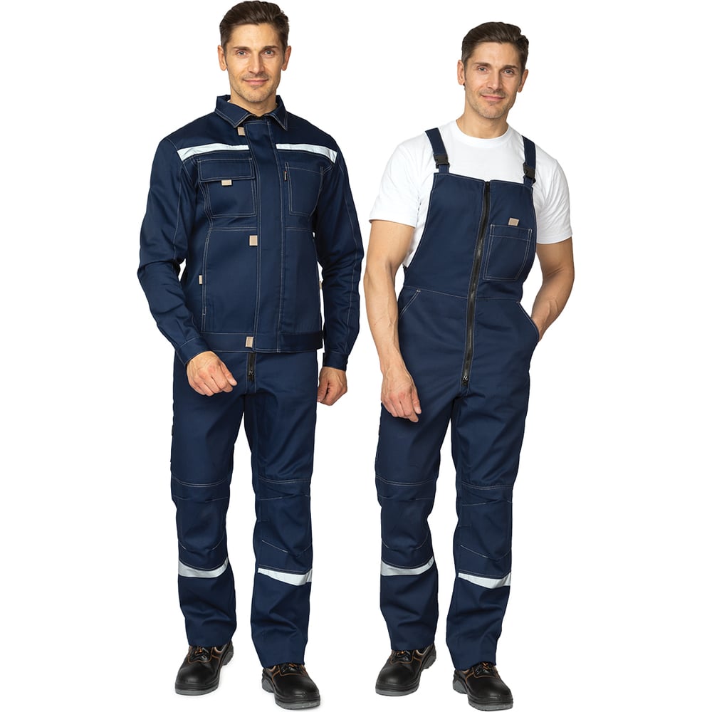 Изображение товара Костюм мужской Прабо Профессионал 2 цвет т.синий/бежевый размер 48-50