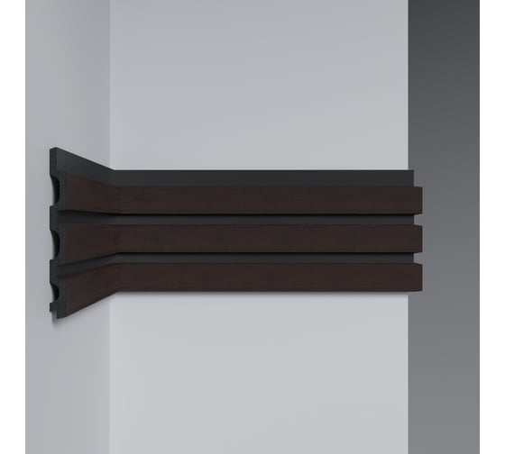 Изображение товара Панель стеновая Decomaster 2900x12x122 мм, D316-438D Махагон D316-438D ДМ