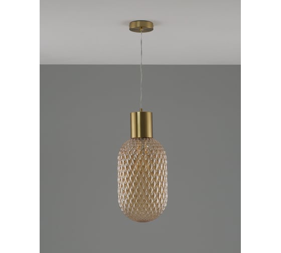 Изображение товара Светильник подвесной Moderli Sunset, бронзовый, янтарный V10917-P