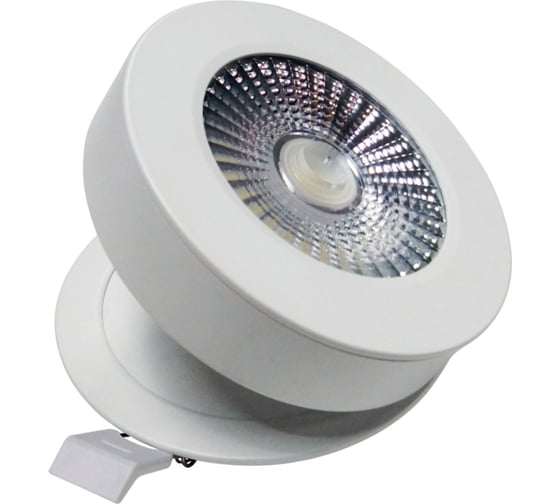 Изображение товара Светильник светодиодный встраиваемый Elvan 505R-10W-3000K-Wh белый VLS-505R-10W-WW-Wh