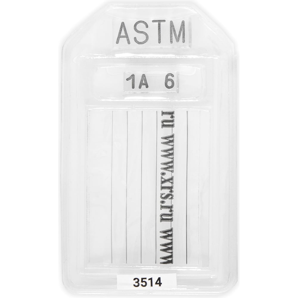 Изображение товара Эталон чувствительности проволочный ASTM E-747 1A6 (Fe) 50 мм от Элитест