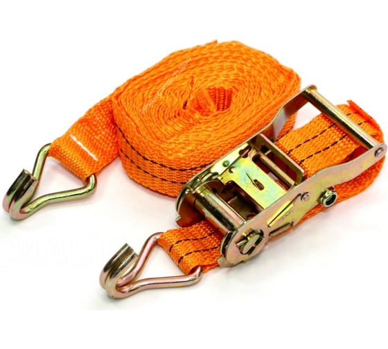 Изображение товара Ремень стяжной ПРОММЕТАЛЛ 7/14 т, 75 мм, оранжевый, 3 м, рабочая нагрузка 3500 кг РС7147533500