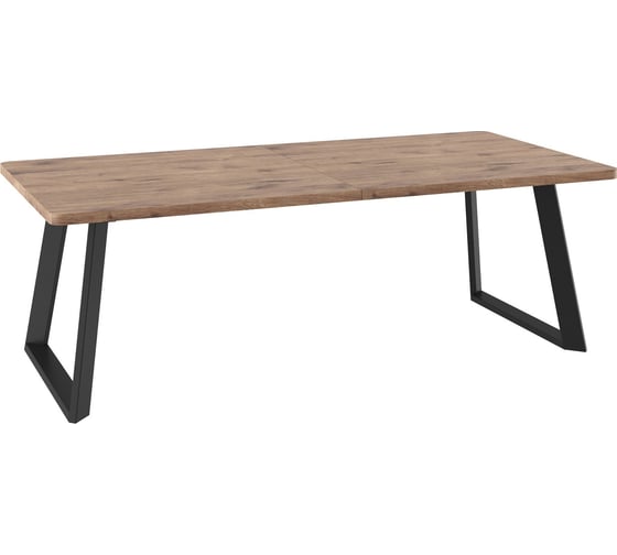 Изображение товара Стол mebwill Гранд 230, Дуб Веллингтон/Черный 101932