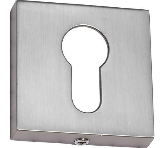 Изображение товара Ключевина под цилиндр Doorlock DL ES02/S/С MBSN матовый никель, квадратная розетка, 1 шт 73376