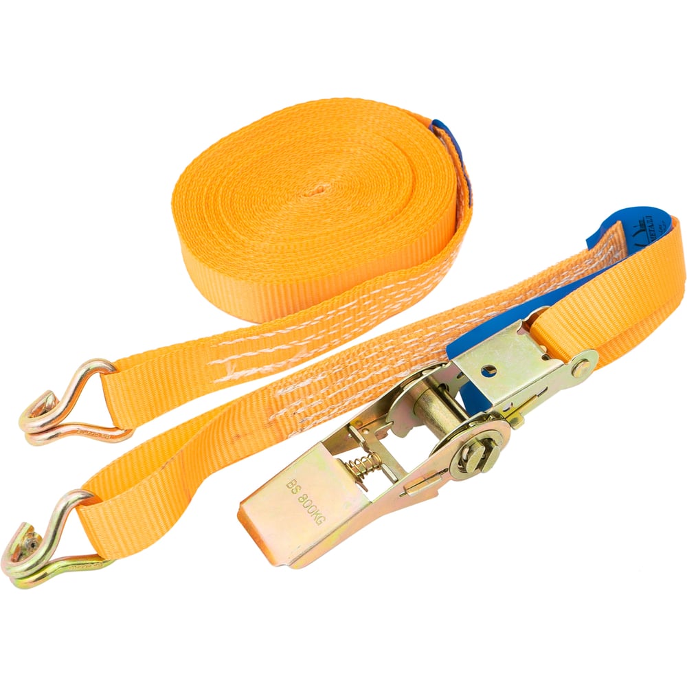 Изображение товара Ремень стяжной ПРОММЕТАЛЛ 1.5/3 т, 25 мм, оранжевый, 6 м, рабочая нагрузка 750 кг