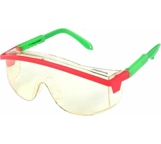 Изображение товара Защитные открытые очки РОСОМЗ О37 UNIVERSAL TITAN StrongGlass 2-1,2 PC с мягким носоупором 13760-5