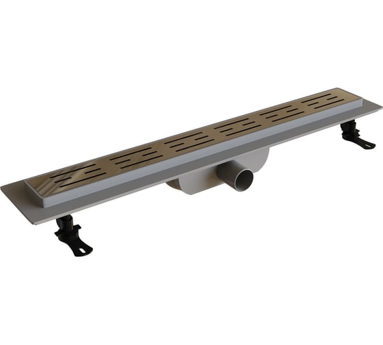 Изображение товара Душевой лоток RGW Drain Leo-10-80 прямой 800, хром, Ø 40 мм, на ножках 60211080-01