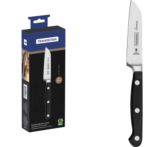 Изображение товара Нож Tramontina Century для очистки овощей, 7.5 см 24000/103-TR