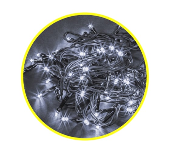 Изображение товара Гирлянда Navigator NGF-S01-100CW-10-9.5m-230-C8-BL-IP44 61824