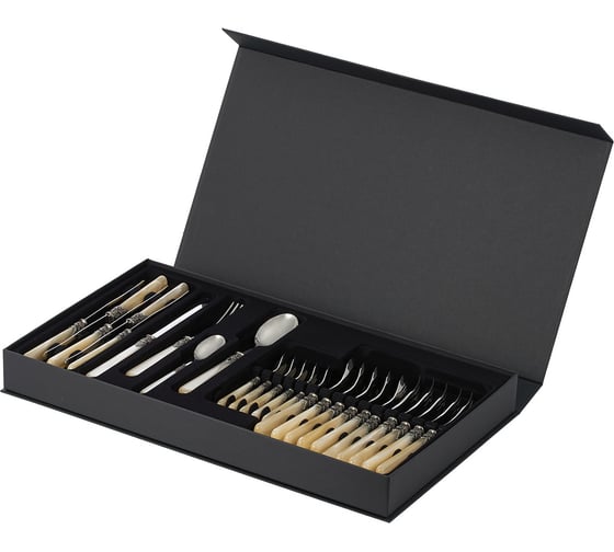 Изображение товара Набор столовых приборов GIPFEL ROYAL 24 предмета нержавеющая сталь 18/10, метакрил 8613