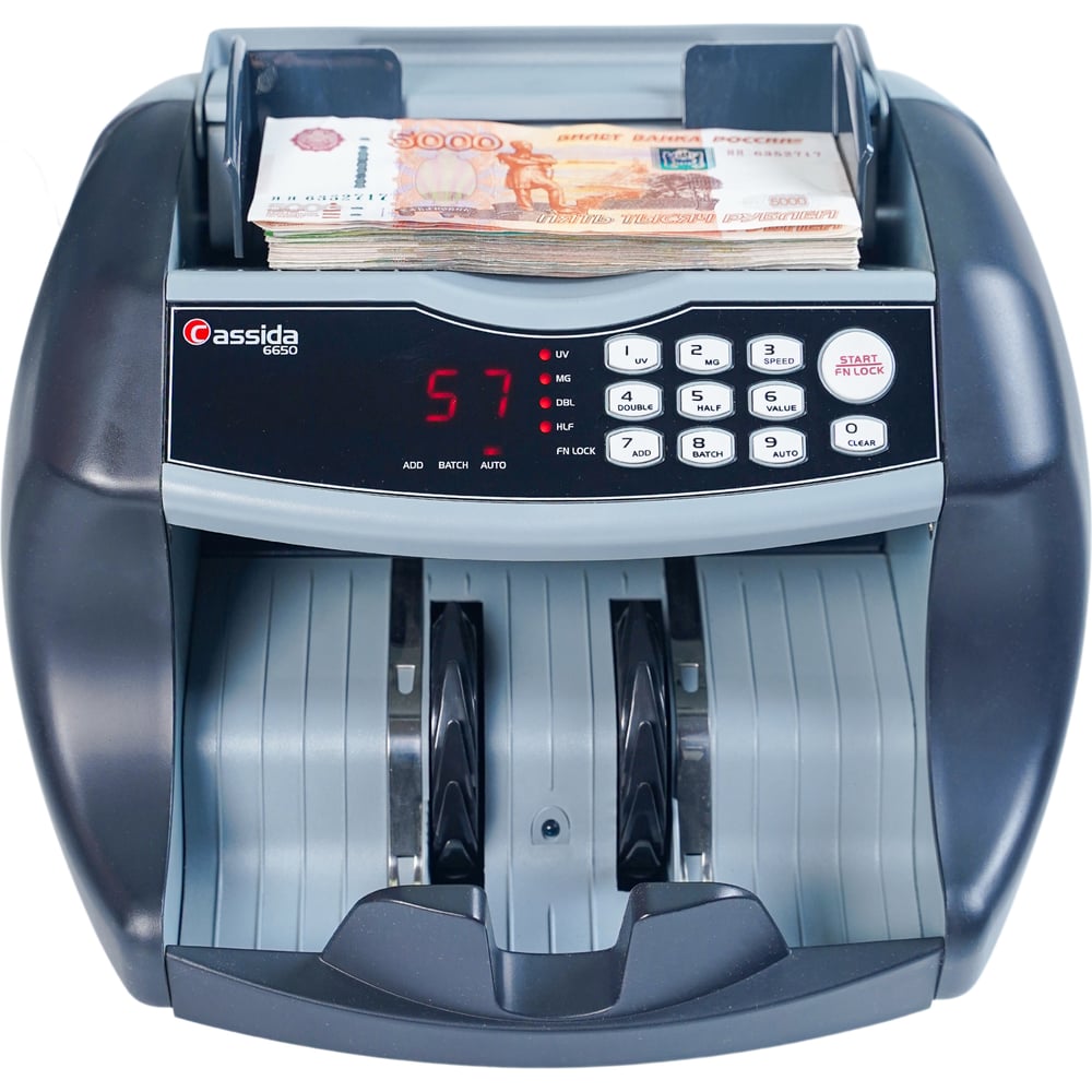 Счетчик банкнот Cassida автоматический детектор банкнот mbox