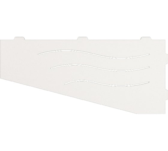 Изображение товара Полка RGW MT-01W/белая волна, металл 1.5 мм 49279901-01