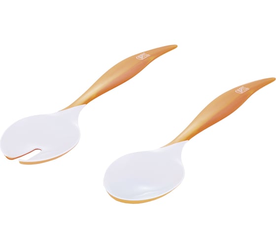 Изображение товара Набор для салата GIPFEL LUMINO из салатной ложки и салатной вилки 30 см, пластик, оранжевый 9486