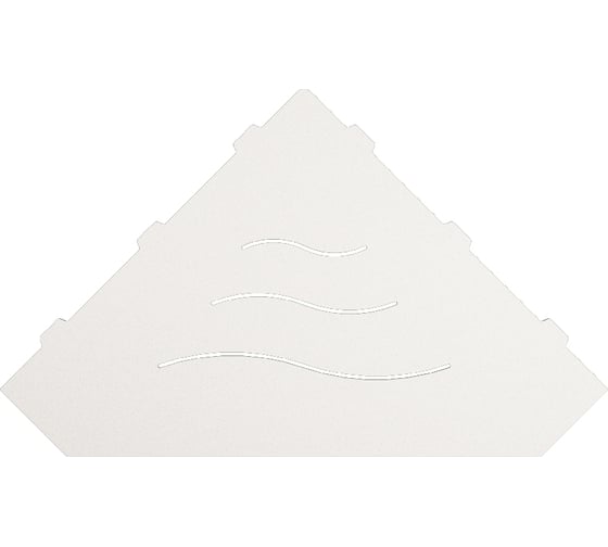 Изображение товара Полка RGW MT-03W/белая волна, металл 1.5 мм 49279903-01