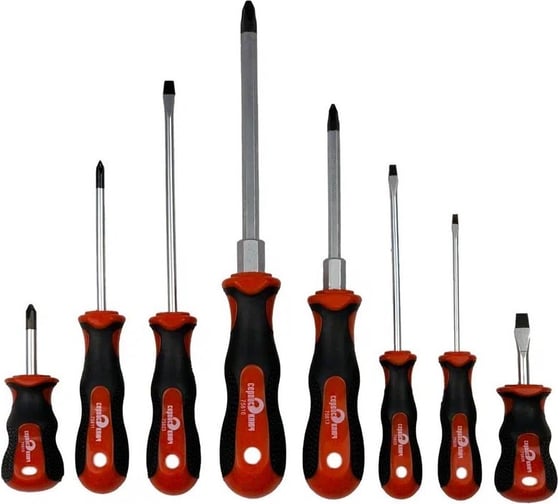 Изображение товара Набор силовых отверток 8 предметов СЕРВИС КЛЮЧ 75808