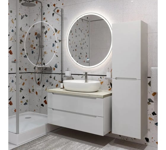 Изображение товара Тумба подвесная со столешницей и накладной раковиной BelBagno ETNA 100 ETNA100BL-KEPMCO-1346-SET