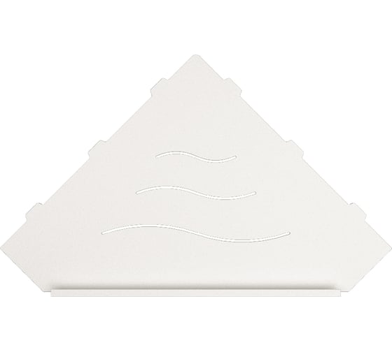 Изображение товара Полка RGW MT-13W/белая волна, металл 1,5 мм 49279913-01