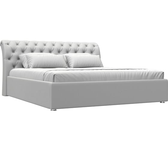 Изображение товара Интерьерная кровать Лига диванов Сицилия 180 экокожа белый 120873