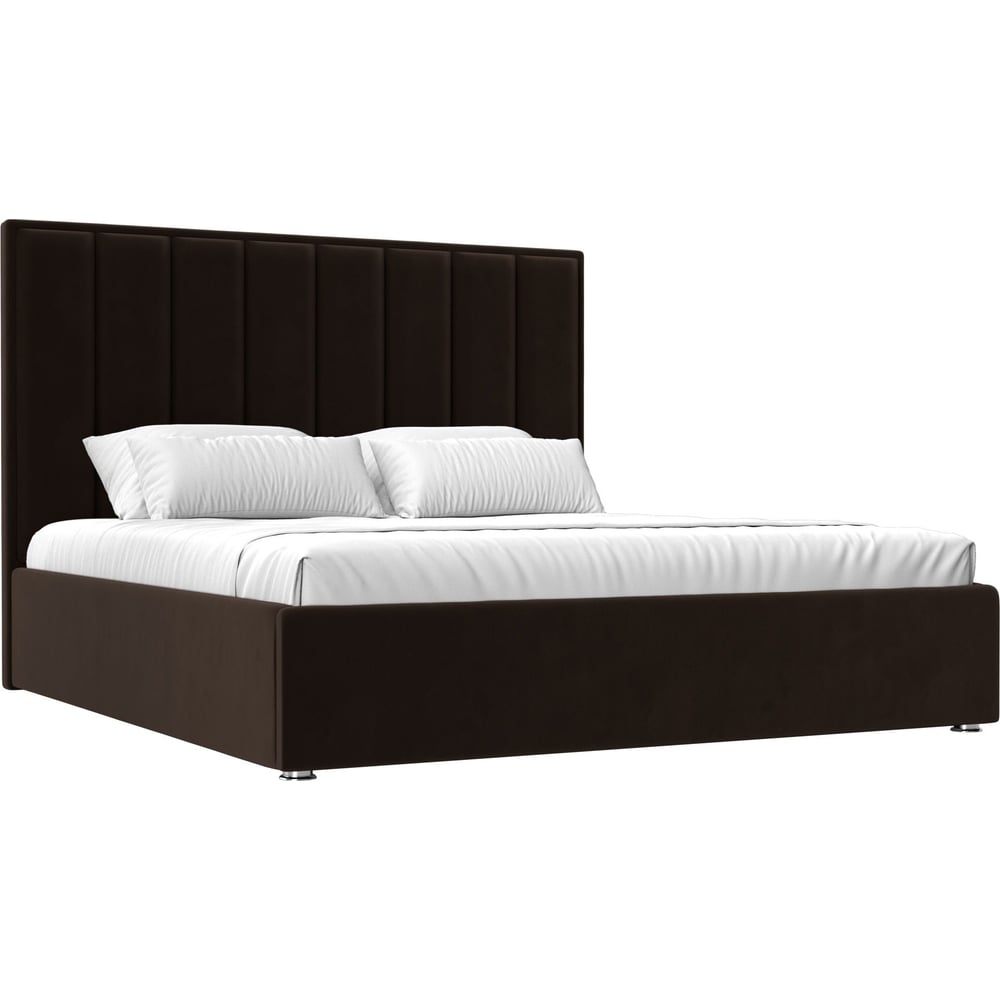 Изображение товара Интерьерная кровать Лига диванов Афродита 200 коричневый microfiber модерн