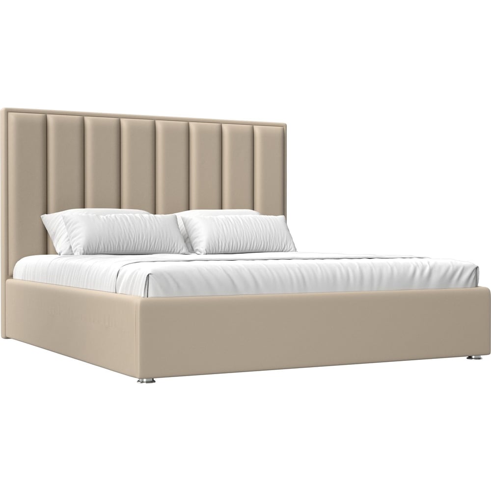 Изображение товара Интерьерная кровать Лига диванов Афродита 200 экокожа бежевый