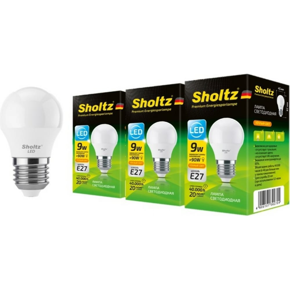 Купить Комплект светодиодных ламп Sholtz, LEB3027T, светодиодная
