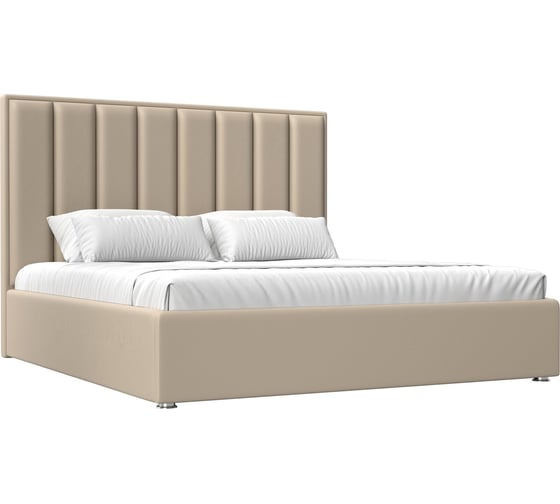Изображение товара Интерьерная кровать Лига диванов Афродита 180 экокожа бежевый 120598