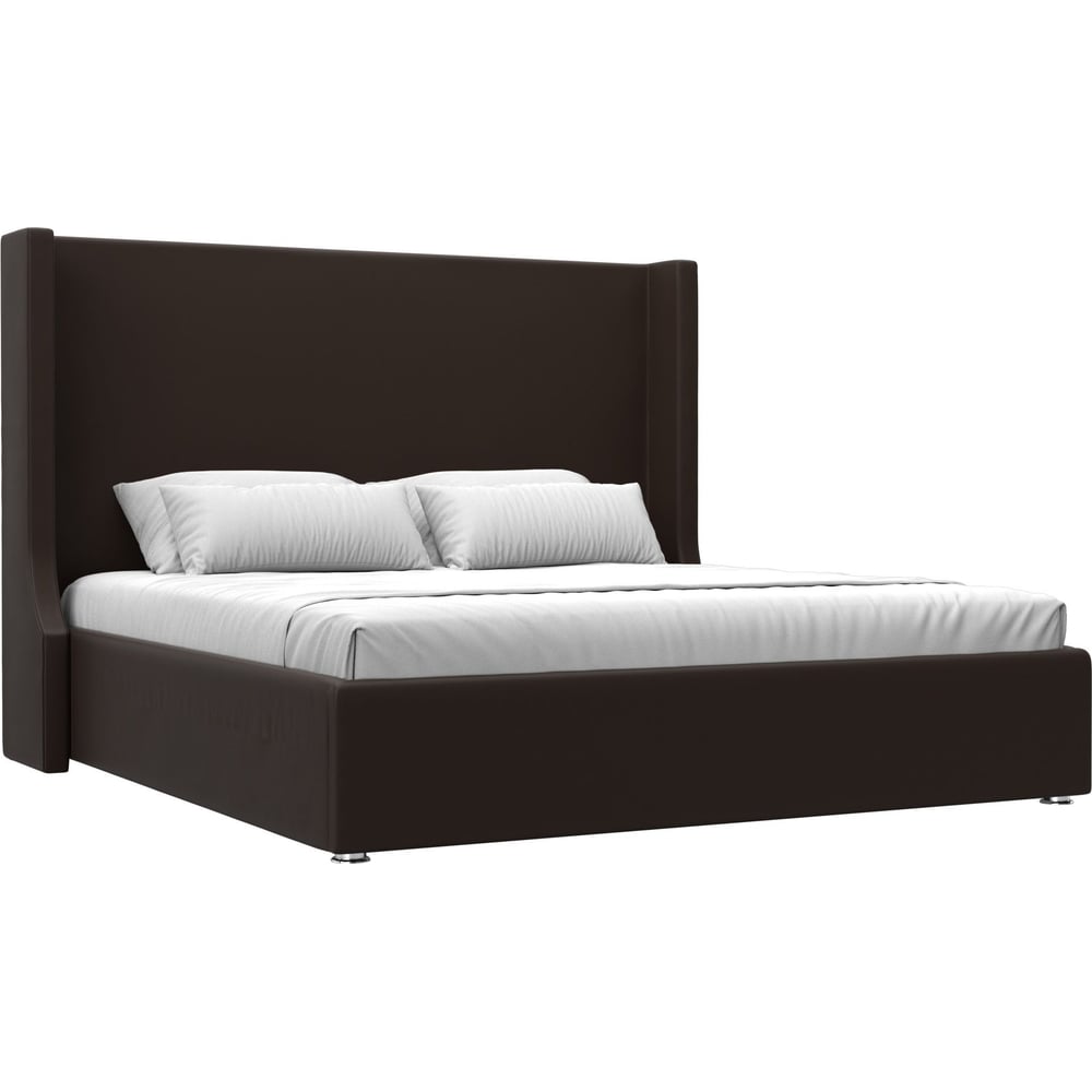 Изображение товара Интерьерная кровать Лига диванов Ларго 180 экокожа коричневый