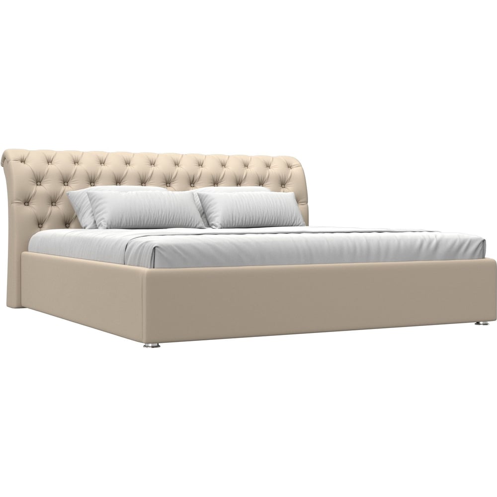 Изображение товара Интерьерная кровать Лига диванов Сицилия 200 экокожа бежевый