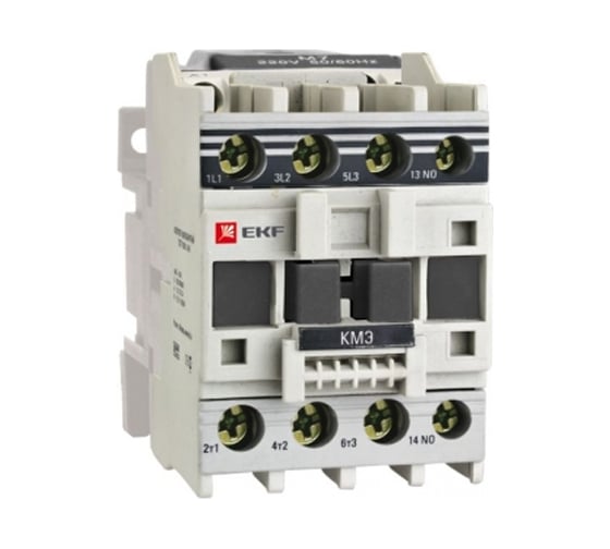 Изображение товара Малогабаритный контактор EKF PROxima КМЭ 12А, 110В, 1NO ctr-s-12-110