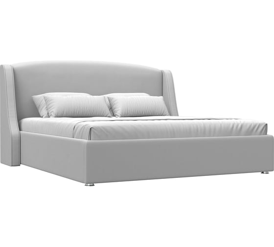 Изображение товара Интерьерная кровать Лига диванов Лотос 180 экокожа белый 120769