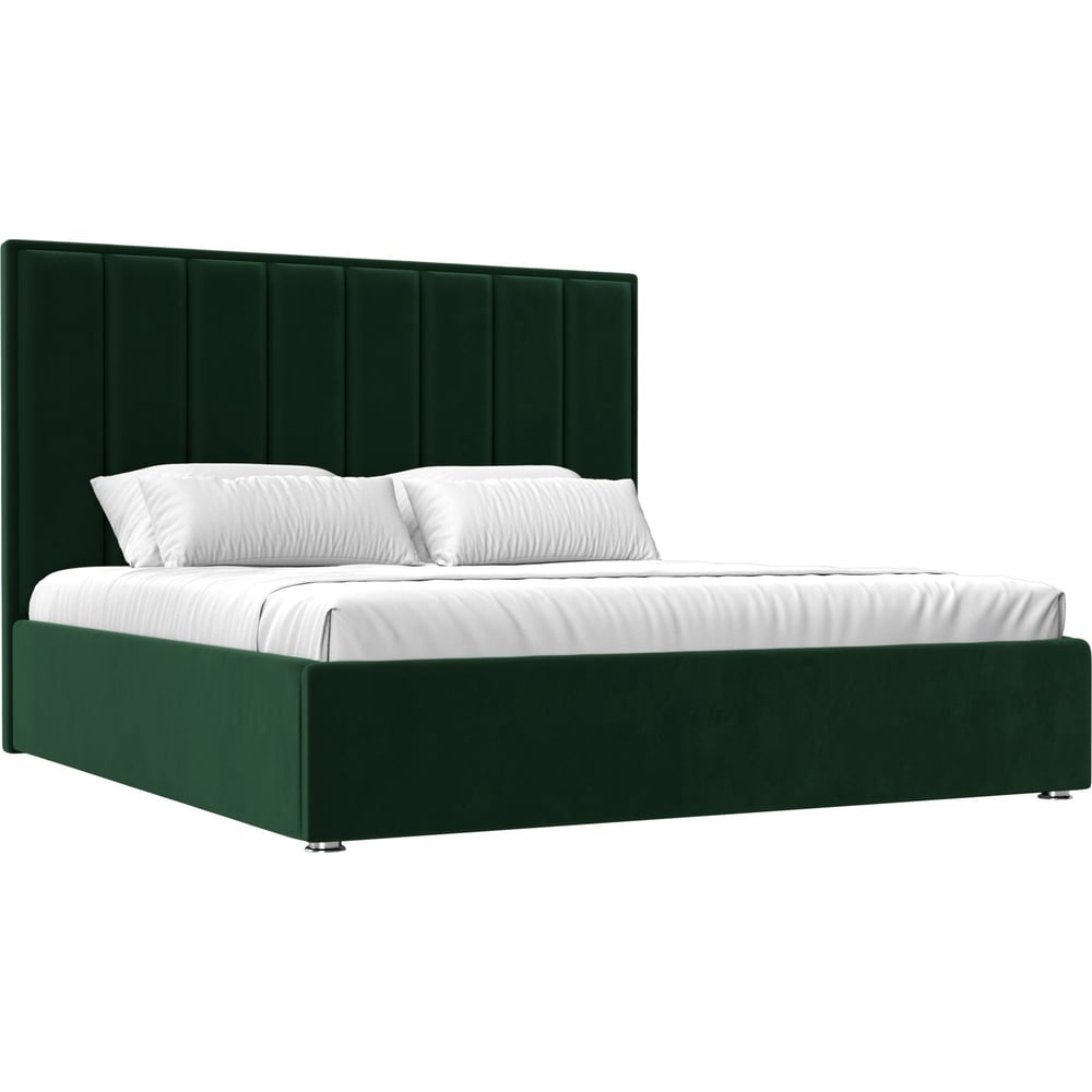 Изображение товара Интерьерная кровать Афродита 200 светло-зеленый велюр с подъемным механизмом