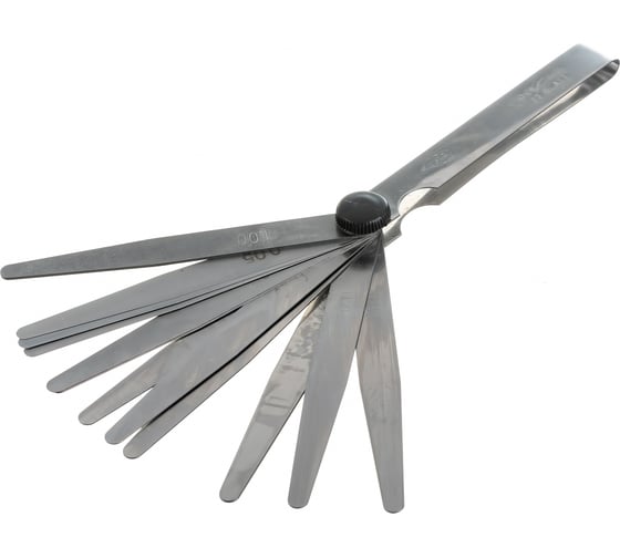 Изображение товара Веерный щуп СЕРВИС КЛЮЧ 0,05-1,0мм 13 листов в блистере 70613