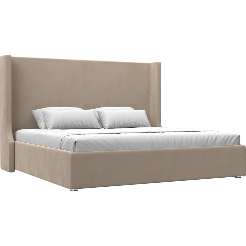 Изображение товара Интерьерная кровать Лига диванов Ларго 200 велюр бежевый