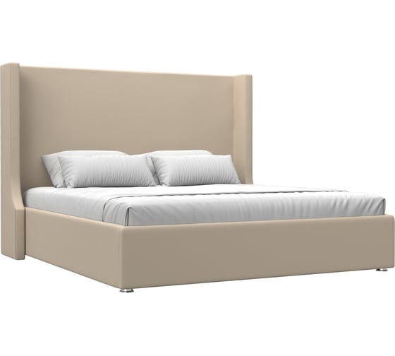 Изображение товара Интерьерная кровать Лига диванов Ларго 180 экокожа бежевый 120735