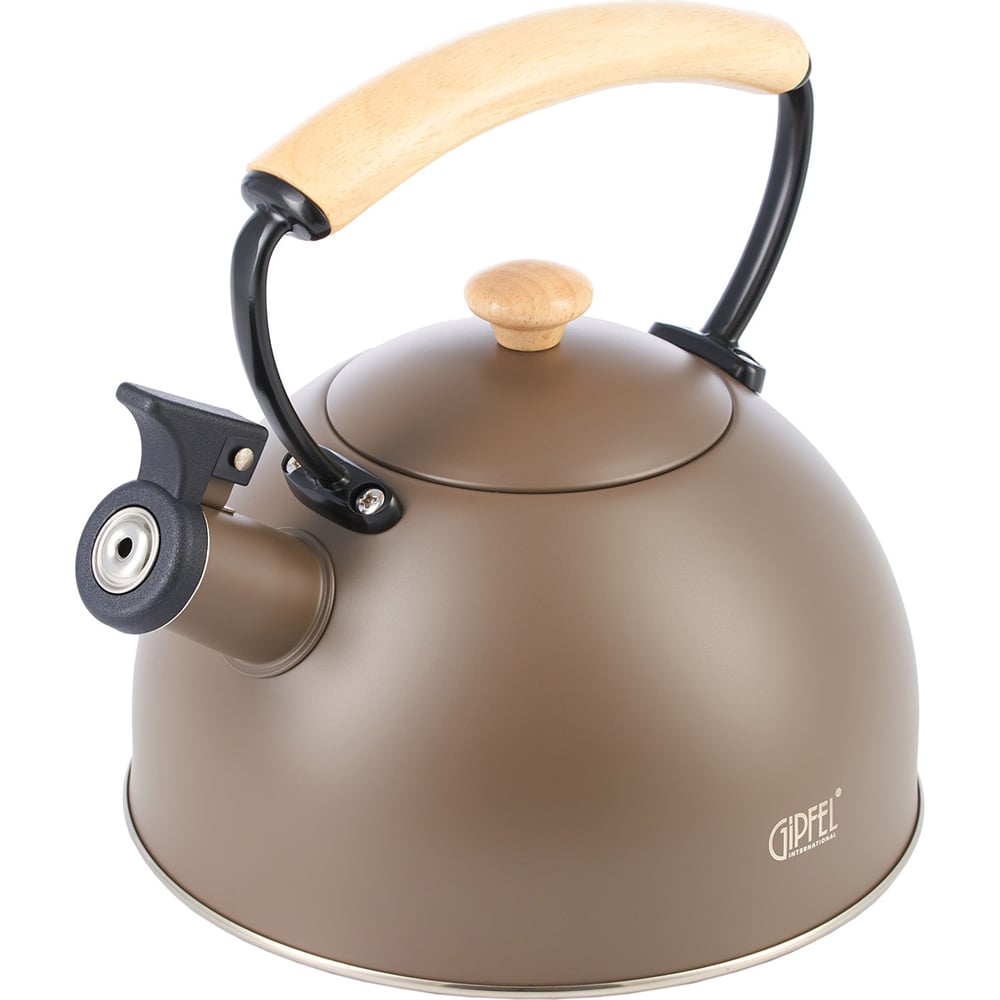 Изображение товара Чайник Gipfel LARNAKA 2,2л из нержавеющей стали с свистком и индукционным дном