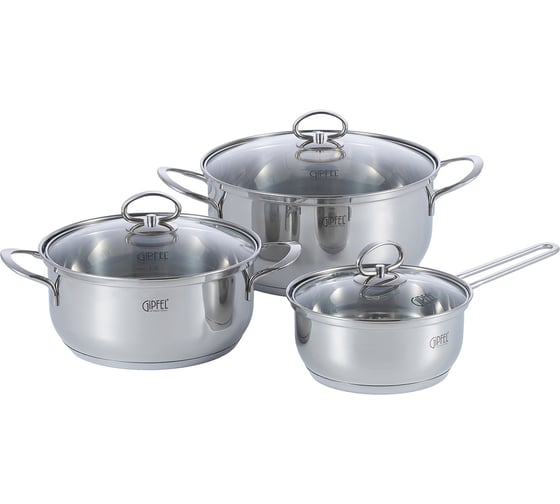 Изображение товара Набор посуды из нержавеющей стали Gipfel Sofia 618