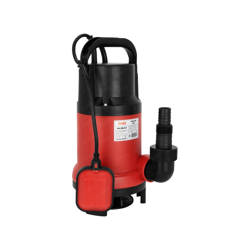 Изображение товара Фекальный насос JEMIX ФН-225-8 750 Вт погружной для канализации