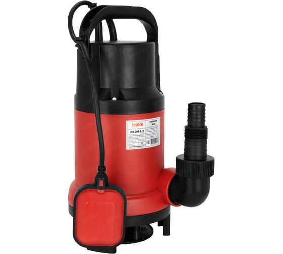 Изображение товара Фекальный насос JEMIX ФН-225-8 750 Вт, корпус пластик, макс.подъем 8 м, макс.произв. 13,5 куб.м./ч 87663