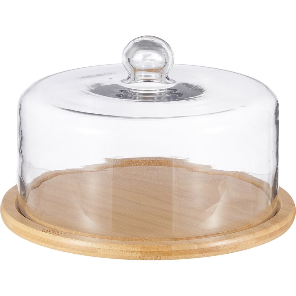 Изображение товара Подставка для торта GIPFEL FIORE со стеклянной крышкой 32x19,5 см