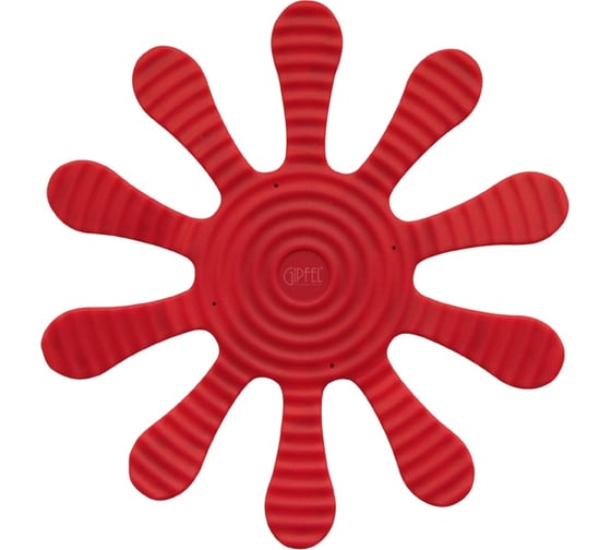 Изображение товара Подставка многофункциональная GIPFEL красная 29x29 см металл покрытый силиконом 9373