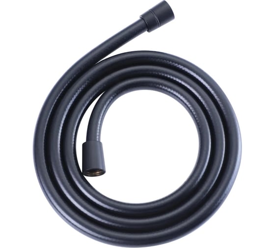 Изображение товара Душевой шланг TUBOFLEX ПВХ 1.75 метра (черный матовый черн/гайки) 4657780382626