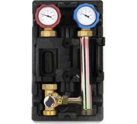 Изображение товара Насосная группа с 3-х ходовым приводным смесителем ROMMER RDG-1003-012501 1 без насоса, левая RG0092MQC1UI1C