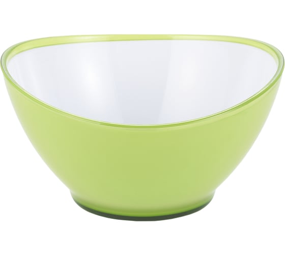 Изображение товара Салатница GIPFEL LUMINO круглая 13x7 см с двойными стенками, пластик, зеленый 9474