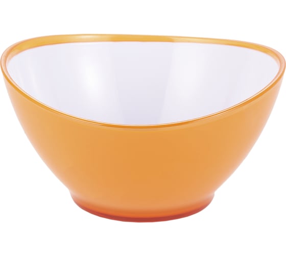 Изображение товара Салатница GIPFEL LUMINO круглая 13x7 см с двойными стенками, пластик, оранжевый 9476